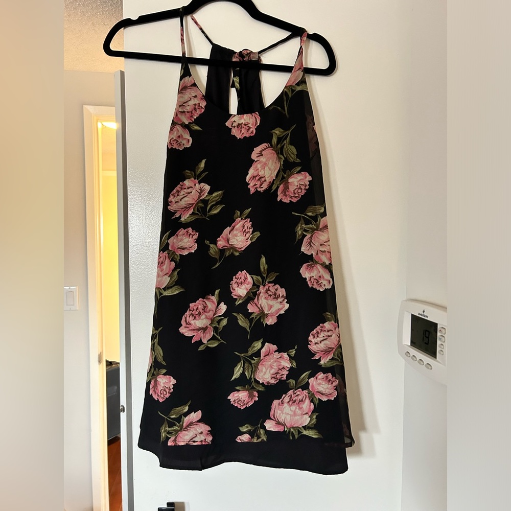 XS Band of Gypsies Floral slip Dress